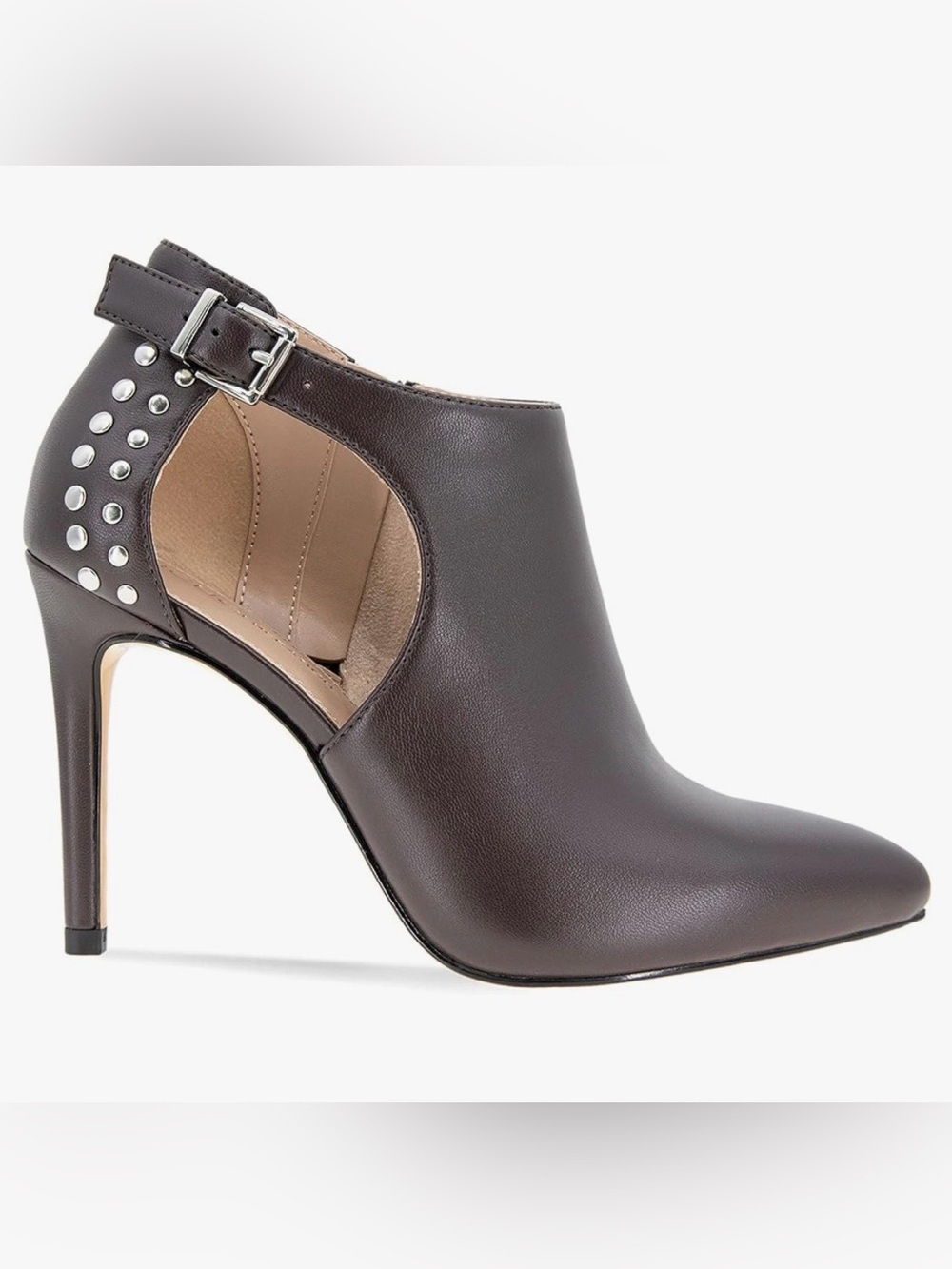 BCBGeneration BCBG Hibano Brown Stiletto Pointed Toe Ankle Booties ~ Size 10